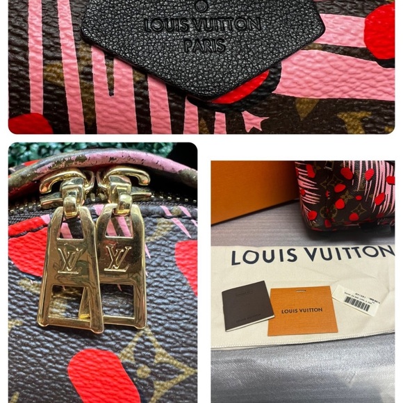 Louis Vuitton Palm Springs Limited Edition Monogram Jungle Dots PM Backpack - Picture 7 of 12